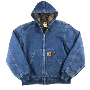 Vintage Carhartt Duck Blanket Denim Jacket